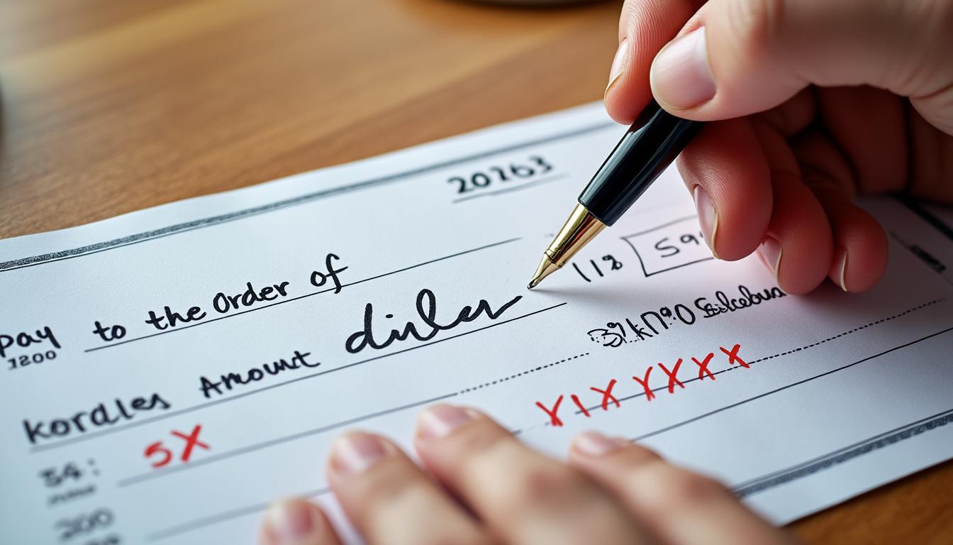 apprenez à remplir un chèque correctement et à éviter les erreurs courantes grâce à nos conseils simples et pratiques.