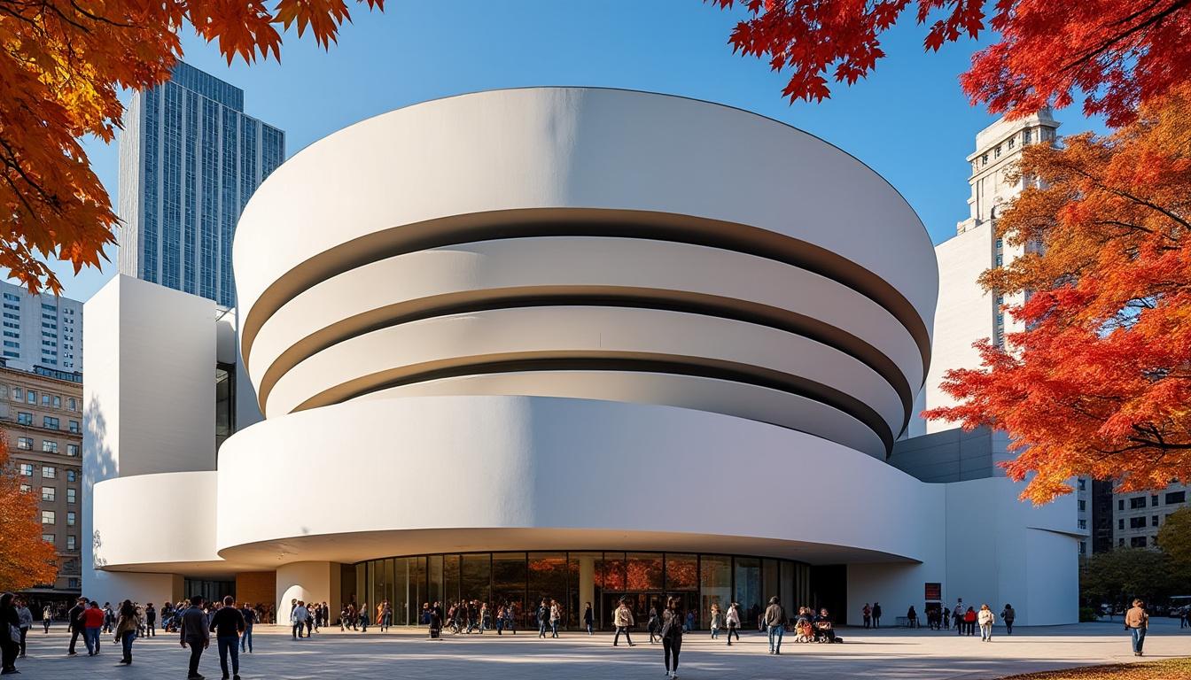 explorez le musée guggenheim de new york, un chef-d'œuvre architectural emblématique, et découvrez ses collections d'art moderne et contemporain uniques.