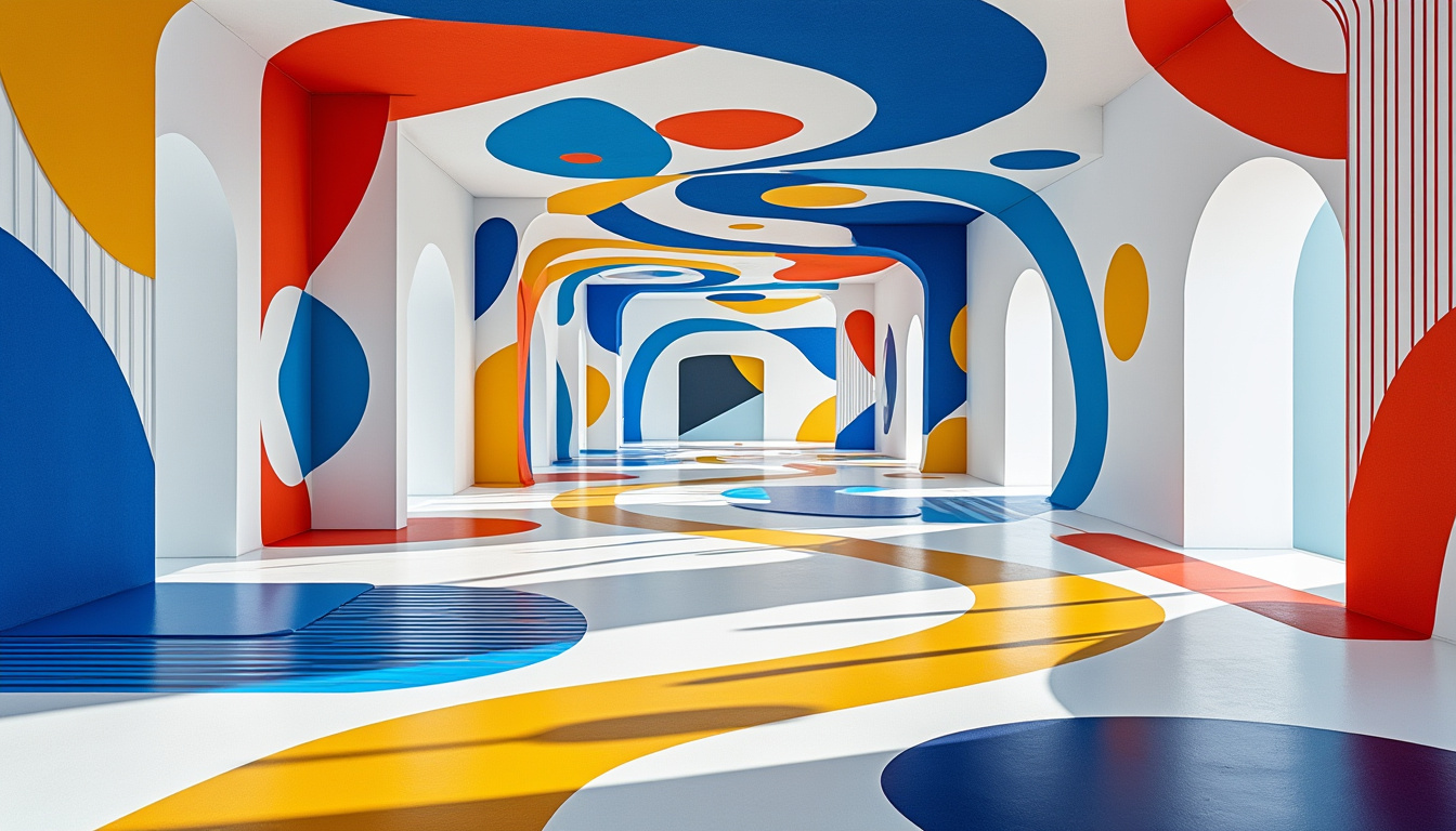 découvrez l'univers artistique unique de george rousse, maître de la transformation des espaces par l'art optique et la peinture en trompe-l'œil.