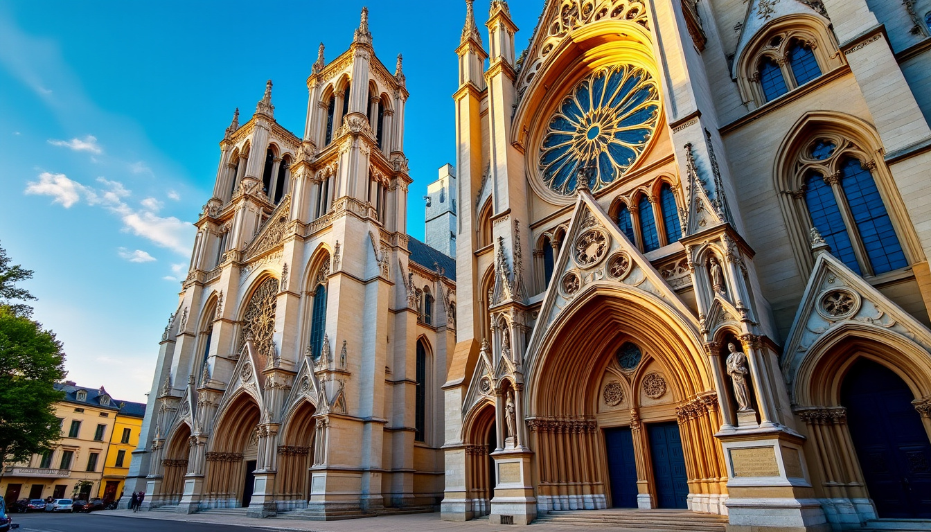 explorez l'histoire fascinante et l'architecture remarquable de la cathédrale notre-dame de chartres, un chef-d'œuvre gothique emblématique riche en patrimoine et en art sacré.
