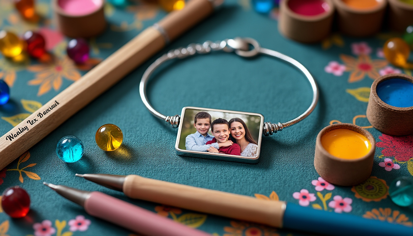 découvrez comment personnaliser un photo bracelet pour offrir un cadeau unique et mémorable. guide pratique pour créer un bijou personnalisé qui touche le cœur.